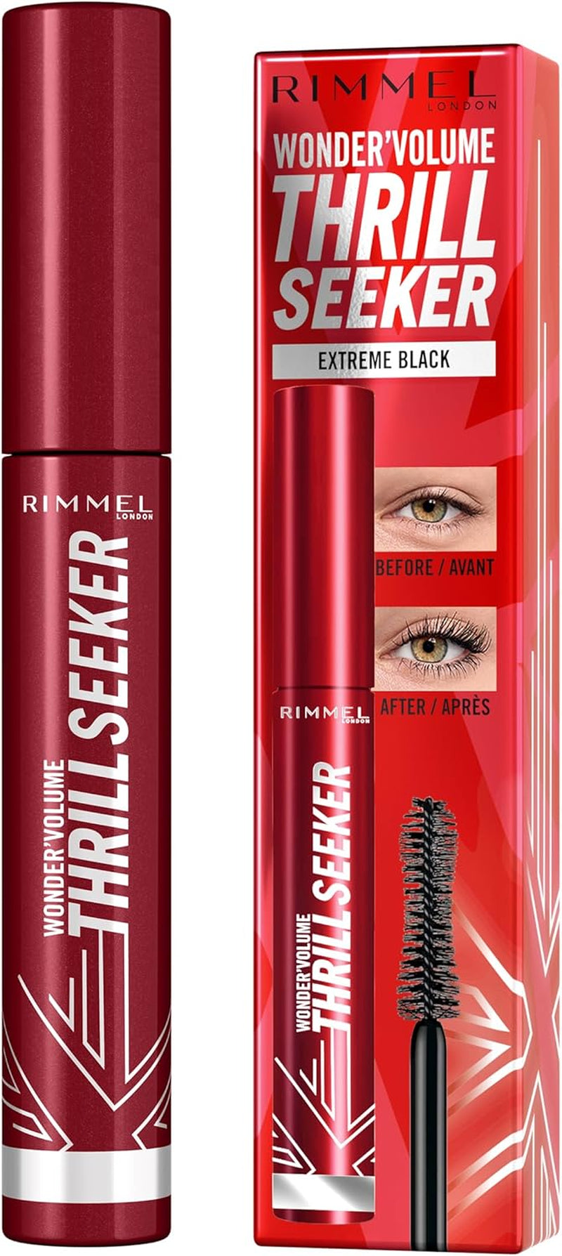 London Wonder Volume Thrill Seeker Mascara 01 Black