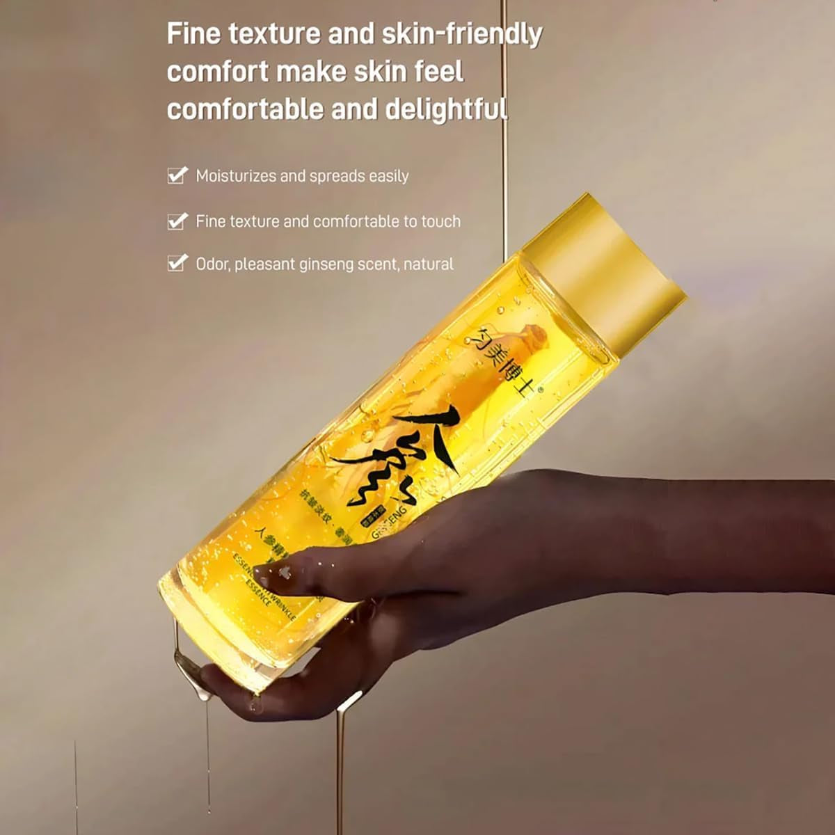 Ginseng Extract Liquid, Ginseng Peptide anti Aging Serum, Ginseng Extract, Ginseng anti Wrinkle Serum (2Bottle)