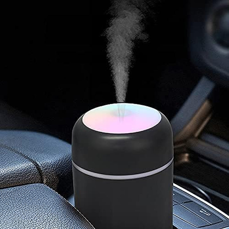 Air Diffuser Aroma Ultrasonic Essential Oil Car Mini Industrial Bedroom the Croods Defuser Difuser Portable Humidifier (Grey)