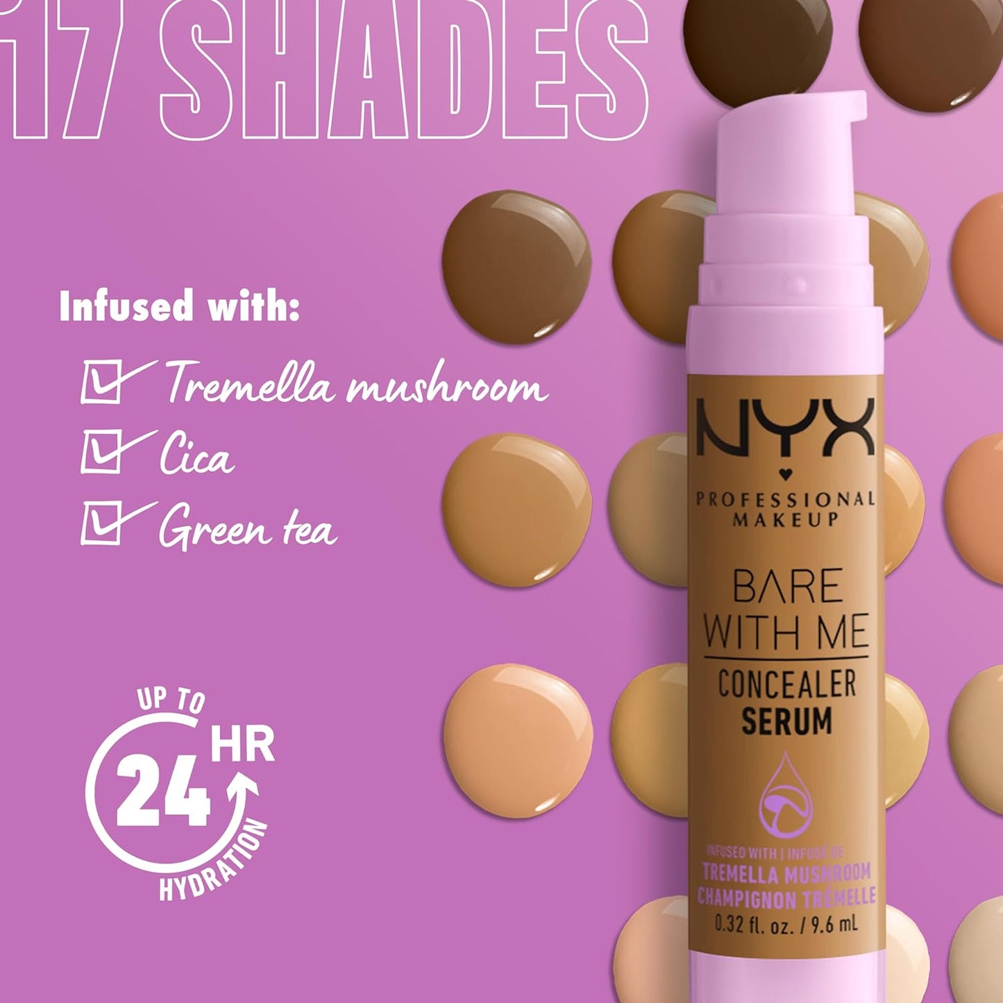 Bare with Me Concealer Serum, Vanilla 03, 9.6Ml