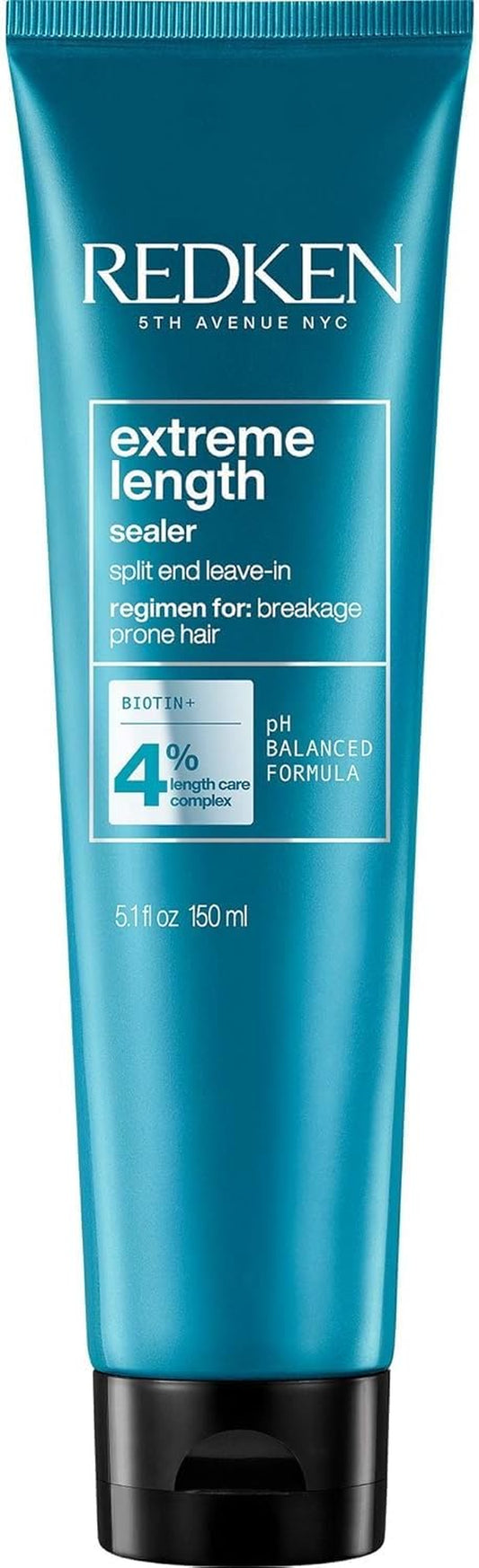 Redken Extreme Length Leave-In Treatment for Hair Growth | Seals Split Ends & Prevents Breakage | Infused with Biotin | 150Ml