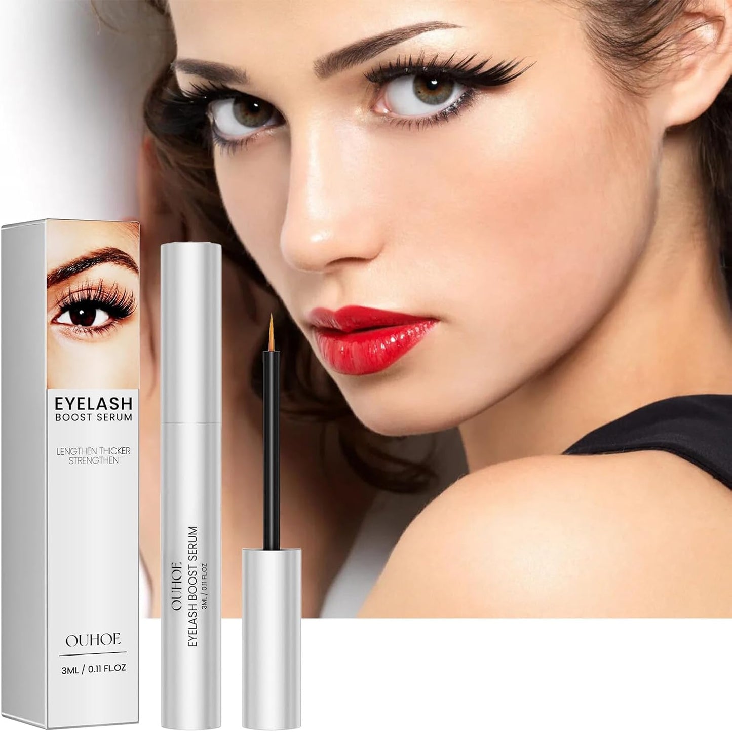 Lash Serum, Voluminous Eyelashes, Premium Lash Serum Growth, Promotes Longer-Looking Lashes, Growth Serum for Nourish Longer Fuller Thicker Lashes