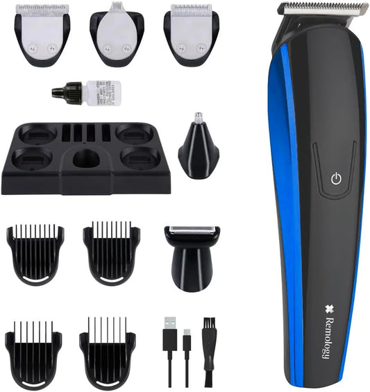 Beard Trimmer Hair Clipper, Electric Cordless Men’S 5 in 1 Grooming Kit, Hair Trimmer & Mustache Trimmer & Ear Nose Hair Trimmer& Foil Trimmer with Blade Waterproof USB Rechargeable