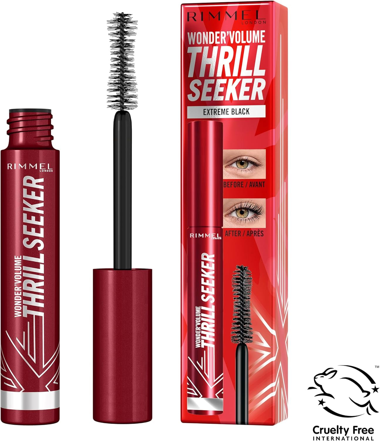 London Wonder Volume Thrill Seeker Mascara 01 Black