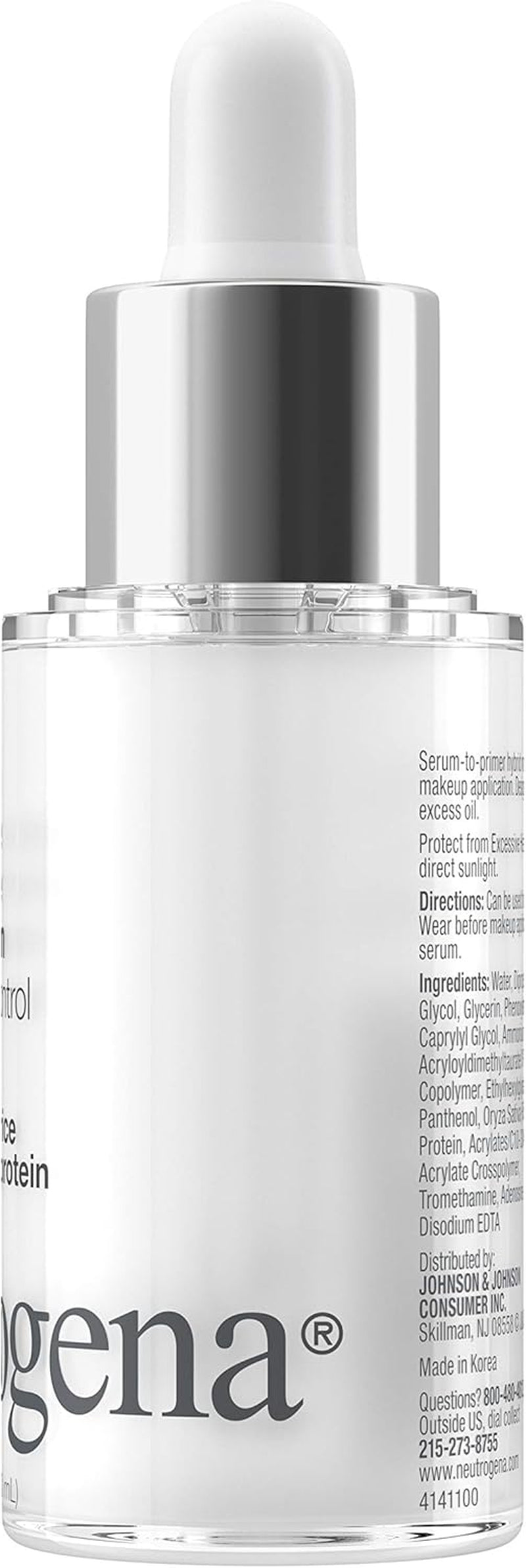 Shine Control Matte Booster Face Primer & Serum, Skin-Mattifying Serum-To-Primer with Rice Protein, Absorbs Excess Oil & Keeps Skin Shine Free, 1.0 Fl. Oz