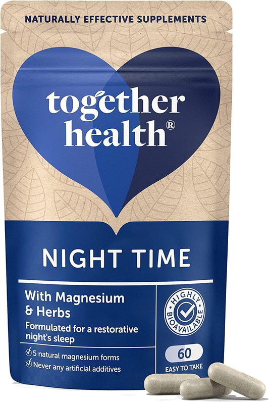 Health Oceanpure Night Time Magnesium Complex Capsules, 60-Count