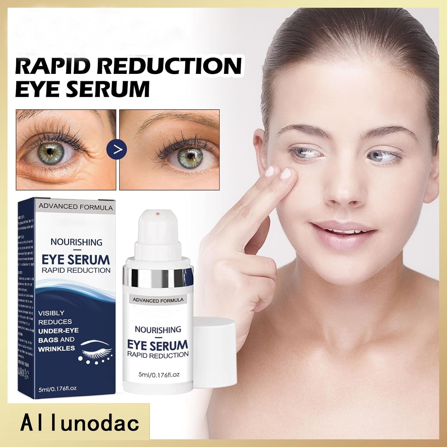Anti Wrinkle Eye Serum, anti Wrinkle, Anti-Dryness,Serum Visibly Reduces Under-Eye Bags
