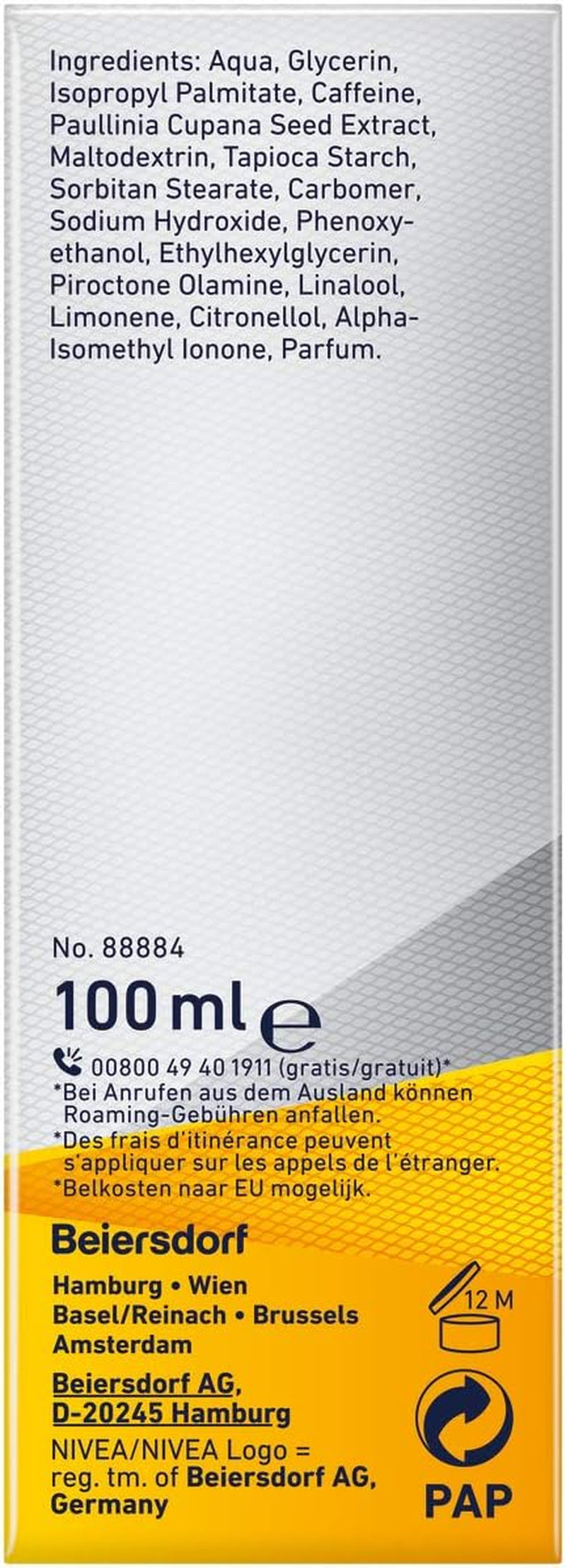 Active Energy after Shave Balm (100 Ml), Revitalising after Shave, Skin Care with Caffeine from 100% Natural Source