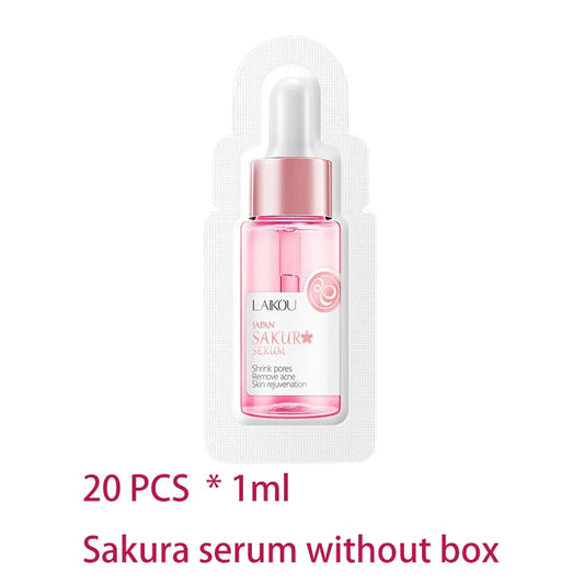 20Pcs Japan Sakura Serum Anti-Aging Whitening Moisturizer Nourish Repairing Brightening Rejuvenation Skin Face Serum Care