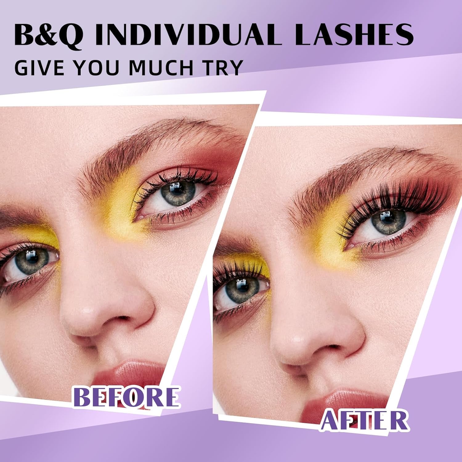 DIY Eyelash Extension Kit 280 Pcs 30D+40D Clusters Kit Eyelashes Extension Kit with Lash Bond and Seal Lash Clusters Kit at Home(Kit-30D+40D-9-16Mix)