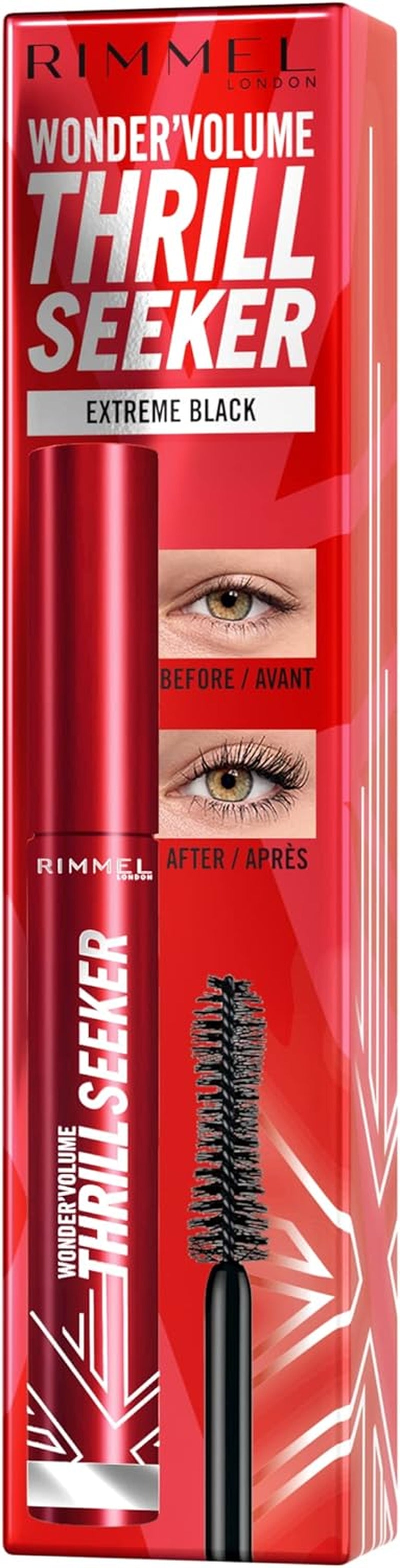 London Wonder Volume Thrill Seeker Mascara 01 Black