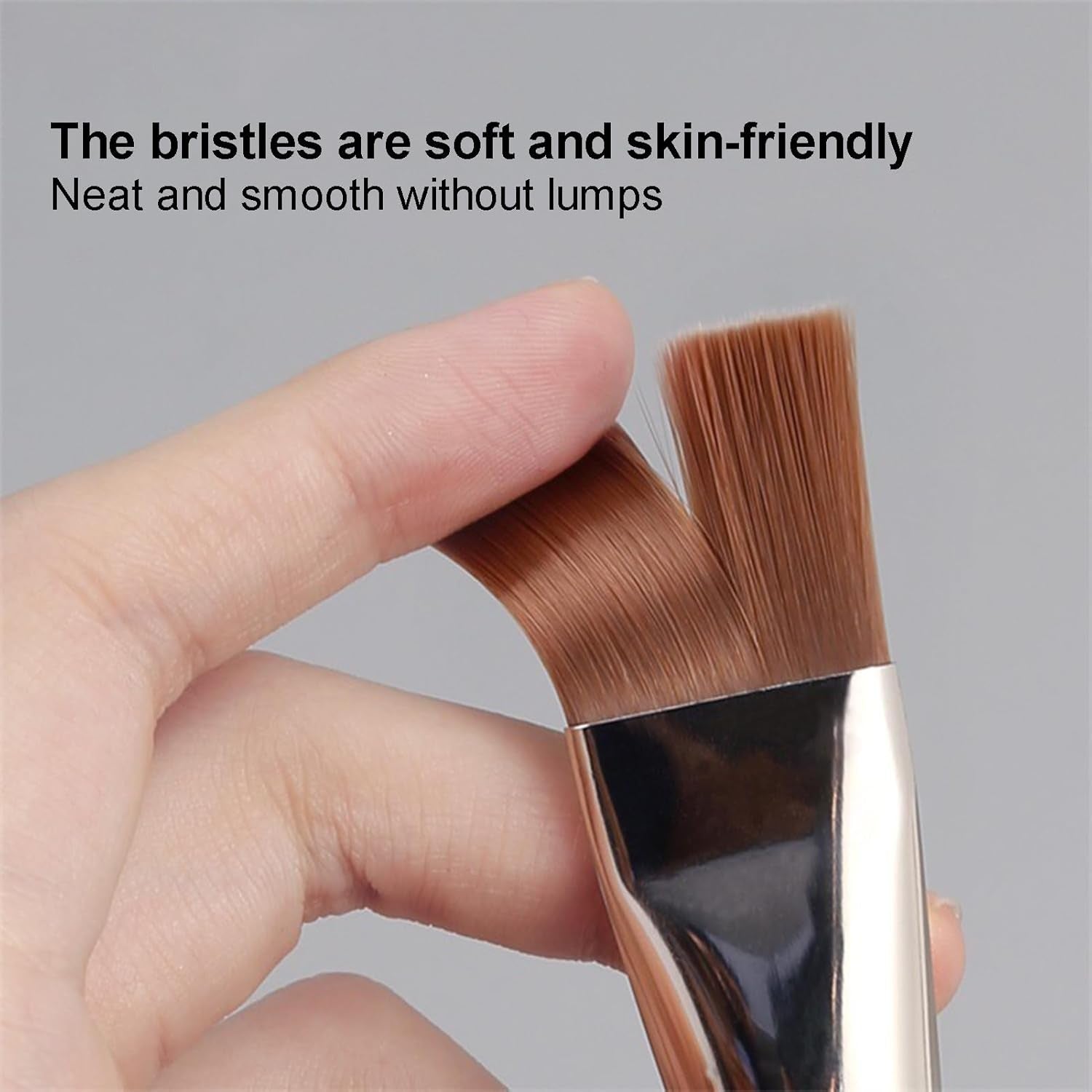 Concealer Brushes | Emulsion Cosmetics Portable Brushes with Flat Tip,Women Makeup Tools for Concealer, Pre-Makeup, Foundation, Foundation Cream, Masque Cream