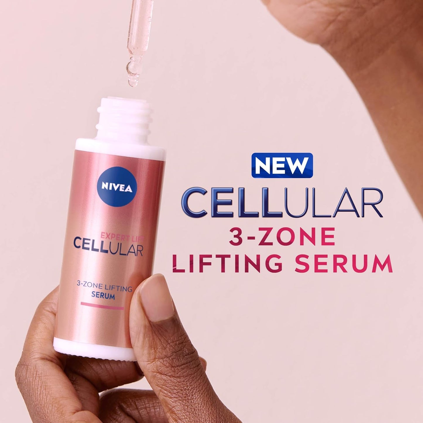 Cellular Expert Lift 3-Zone Lifting Face Serum 30Ml | anti Ageing with Bakuchiol | Firms Skin | Smoothes Fine Lines | Bio Retinol Face Serum Alternative | Lifting & Tightening Serum