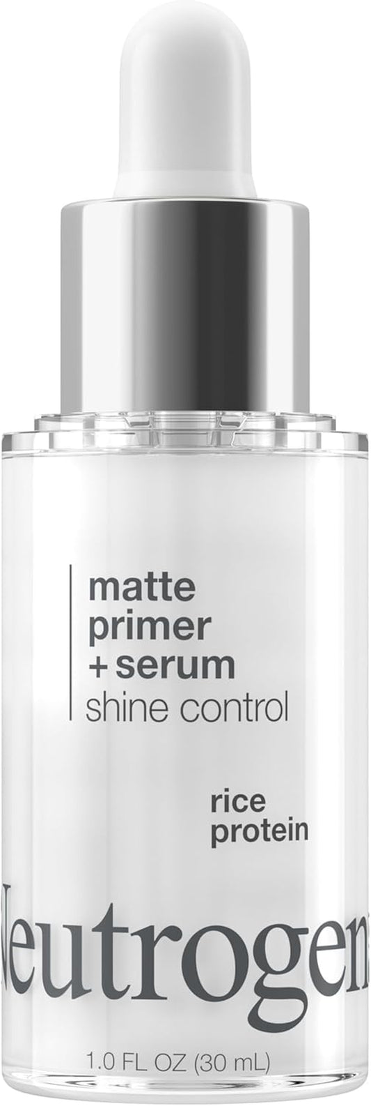 Shine Control Matte Booster Face Primer & Serum, Skin-Mattifying Serum-To-Primer with Rice Protein, Absorbs Excess Oil & Keeps Skin Shine Free, 1.0 Fl. Oz