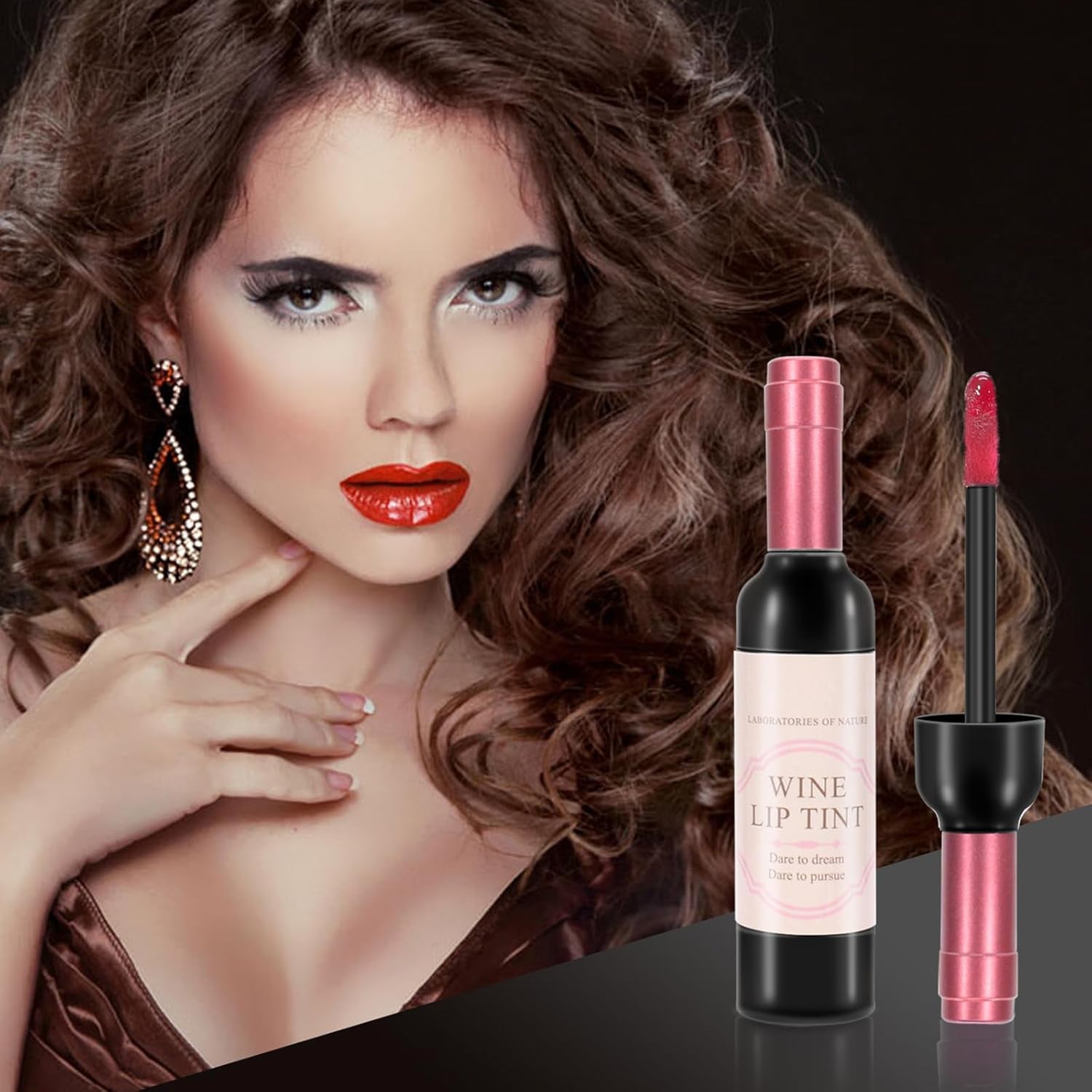 6 Colors/Set Wine Lipstick Matte Long Lasting Waterproof Lip Tint Set Lip Gloss Lip Stain