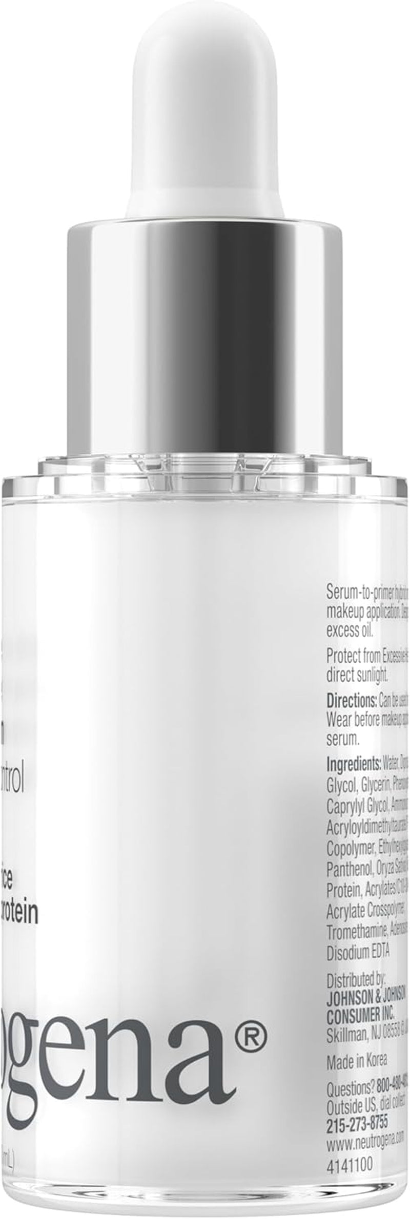 Shine Control Matte Booster Face Primer & Serum, Skin-Mattifying Serum-To-Primer with Rice Protein, Absorbs Excess Oil & Keeps Skin Shine Free, 1.0 Fl. Oz