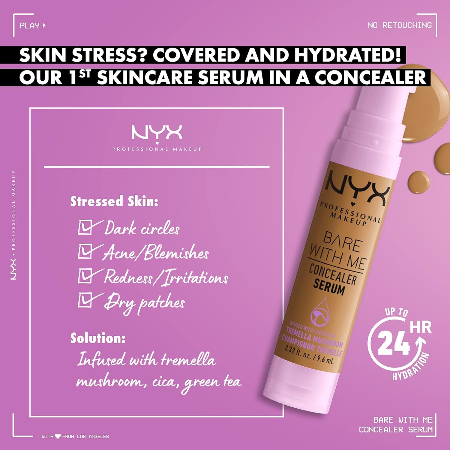 Bare with Me Concealer Serum, Vanilla 03, 9.6Ml